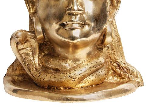 15" Lord Shiva Brass Statue – The Inspiring Yogi  | Handmade Home Temple Idol
