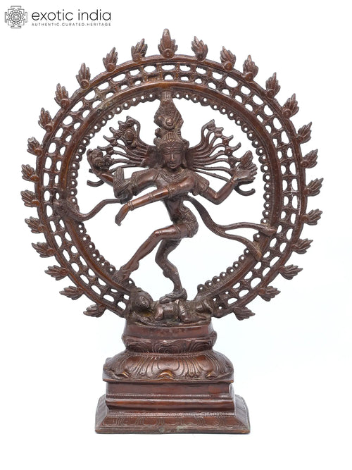 Brass Lord Shiva as Nataraja Handmade Statue