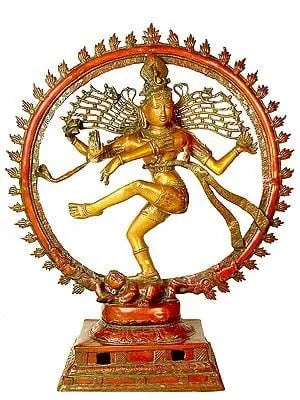 40" Large Nataraja Brass Statue Handmade