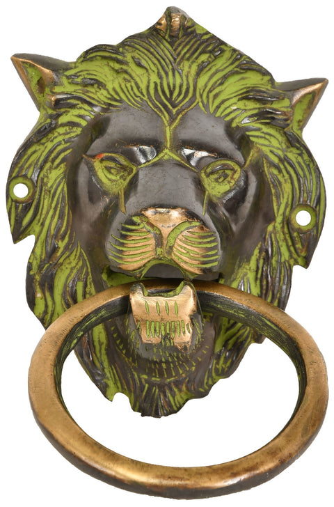 Brass Lion Door Knocker