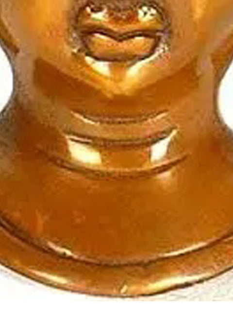 8" Buddha Wall-Hanging Mask in Brass | Handmade Buddhist Statue