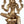 12" Goddess Lakshmi as Visualized in the Atharva Veda Ð Handmade Brass Sculpture