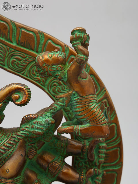 9" Vighnesha Brass Statue (A Rare Form of Ganesha) | Handmade Home Office Idol