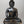 20" Black Buddha in Dhyana Mudra - (Robes Decorated with Scenes from the Life of Buddha) In Brass | Handmade | Made In India