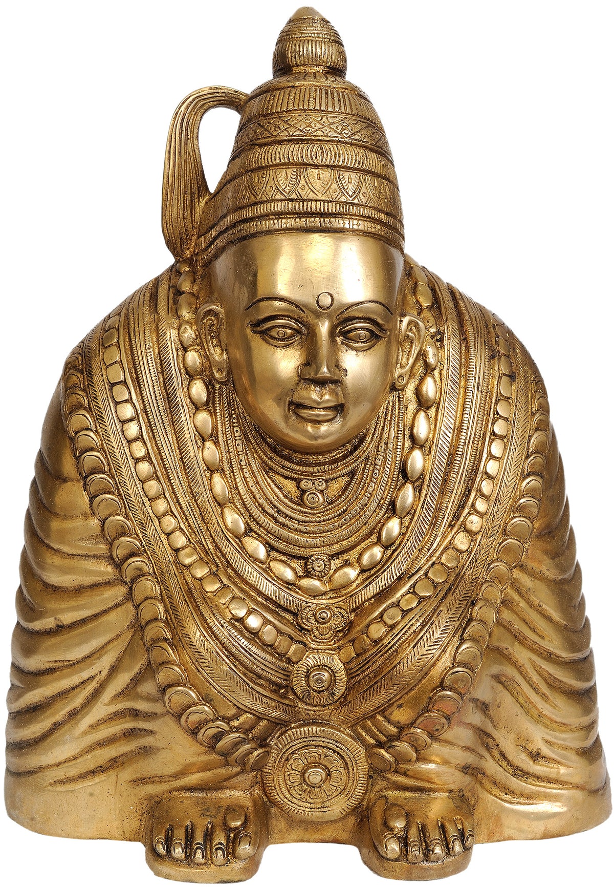 13" Goddess Manasa Devi Statue in Brass | Handmade | Made in India