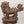 24" Chinese Guardian Lion (Foo Dog) Statue in Brass