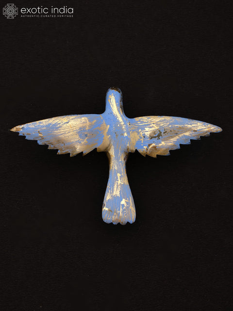 4" Hand-Painted Decorative Bird Statue | Wall Decor