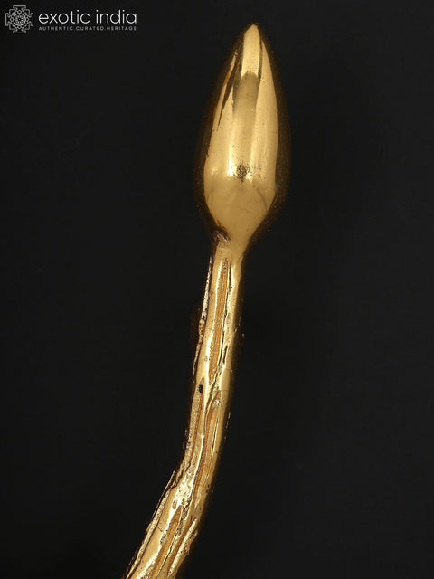 11" Designer Door Handle in Brass