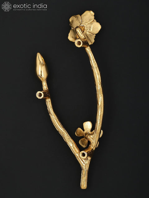 11" Designer Door Handle in Brass