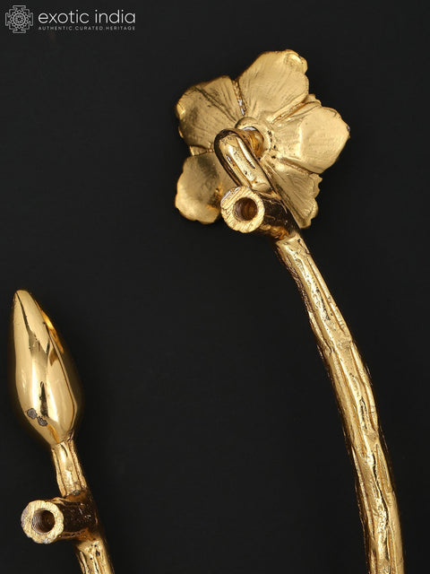 11" Designer Door Handle in Brass