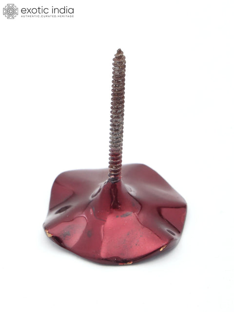 2" Small Petal Wall Hook Decor | Artistic Metal Knob