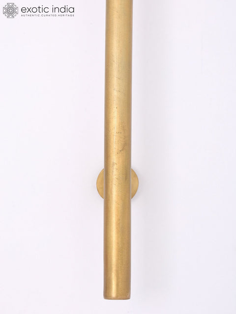 18" Pair of Designer Brass Door Handles
