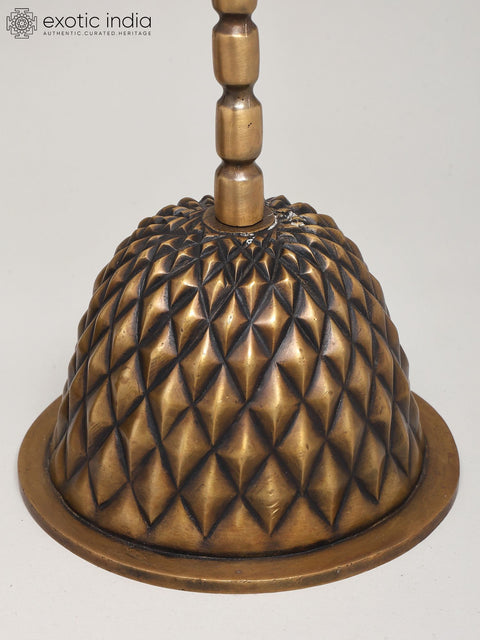 Set of 2 Brass Candle Stands - Elegant Decorative Display