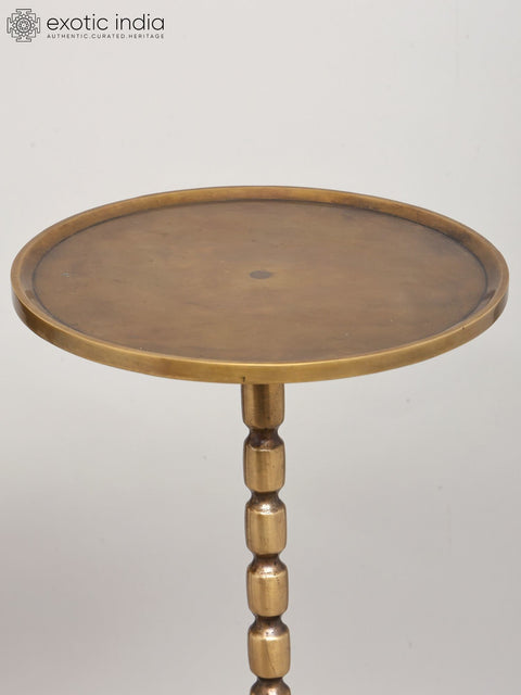 Set of 2 Brass Candle Stands - Elegant Decorative Display