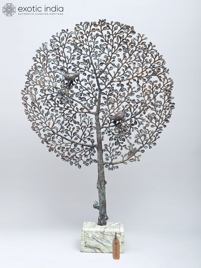 36" Large Decorative Tree of Life with Birds | Home Decor