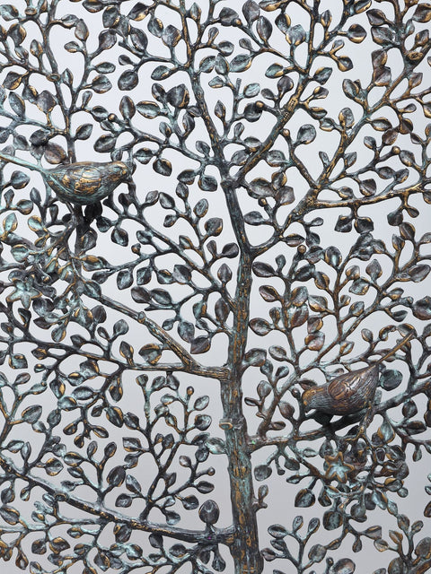 36" Large Decorative Tree of Life with Birds | Home Decor