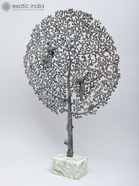 36" Large Decorative Tree of Life with Birds | Home Decor