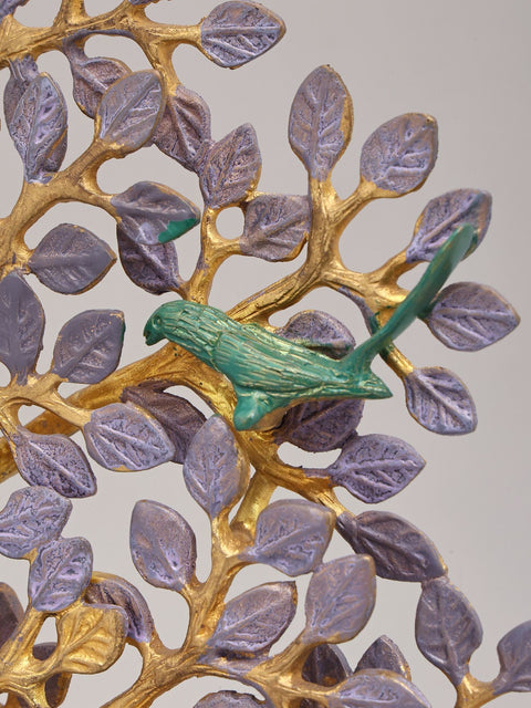 Lilac Tree with Parrots