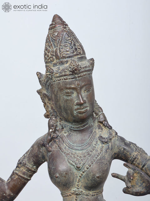 30" Large Trivikrama Vishnu | Brass Statue