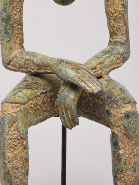 Abstract Seated Human Figure