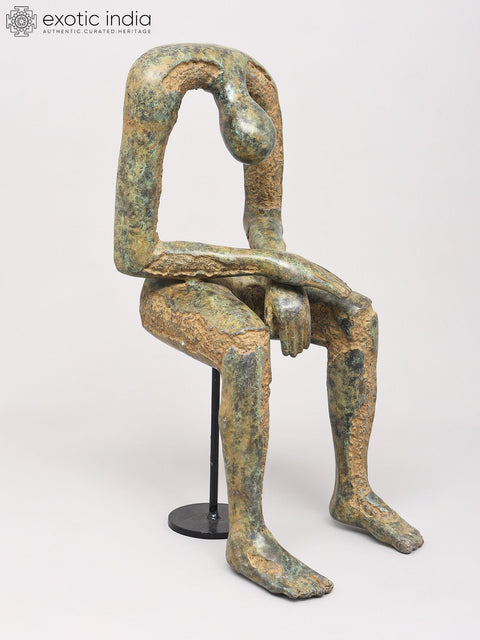 Abstract Seated Human Figure