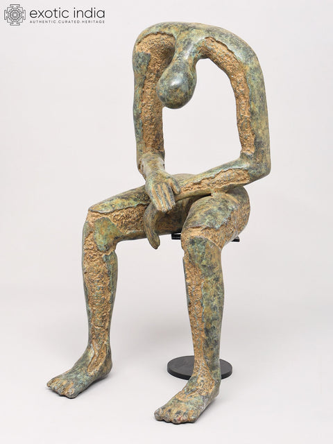 Abstract Seated Human Figure