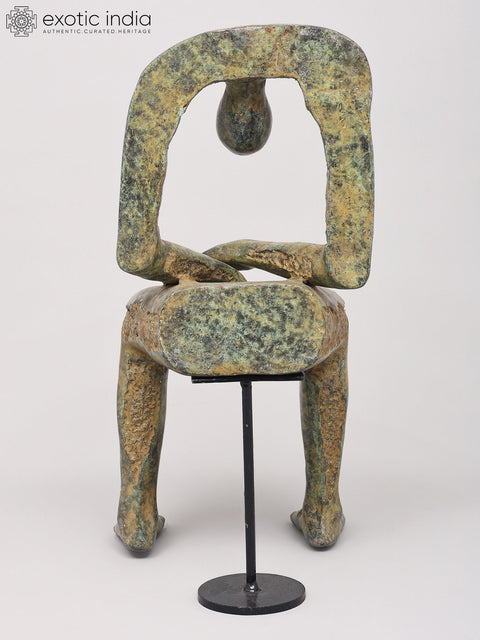 Abstract Seated Human Figure
