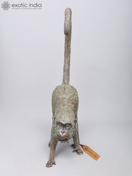 Balinese Monkey Handmade Brass Statue