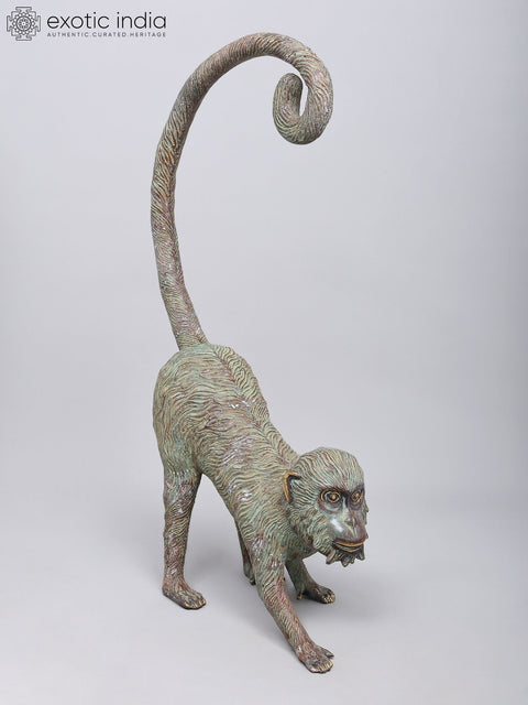 Balinese Monkey Brass Statue
