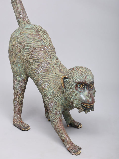Balinese Monkey Brass Statue