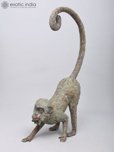 Balinese Monkey Brass Statue