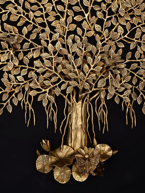 24" Brass Tree of Life | Wall Hanging | Home Decor