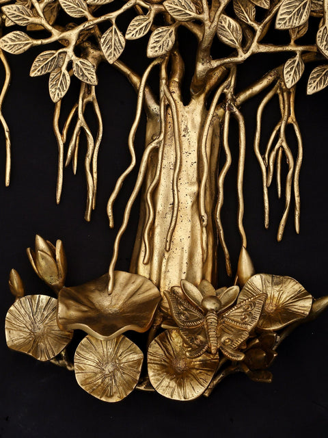 24" Brass Tree of Life | Wall Hanging | Home Decor