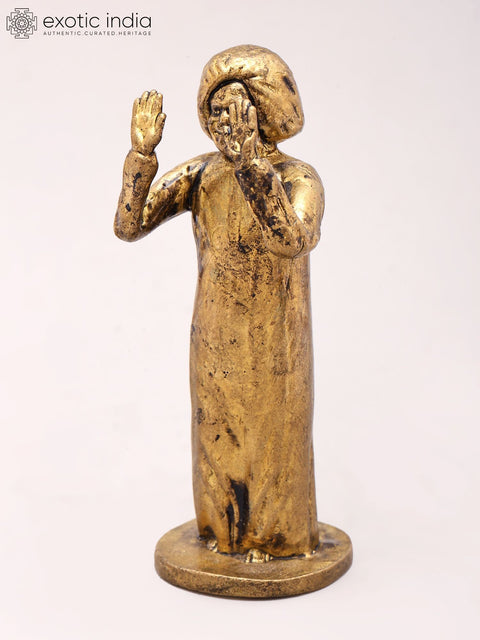 3'' Small Sathya Sai Baba | Copper Statue