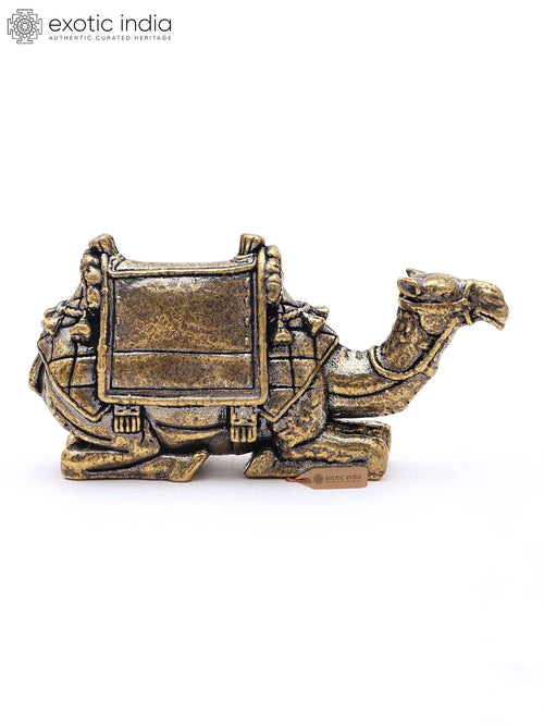 2" Small Brass Camel Statue Handmade Home Decor