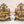 Ganesha Lakshmi Urli (pair)