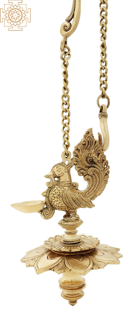 Peacock Hanging Lamp