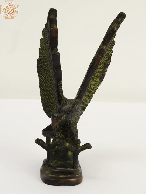 Vintage Falcon Brass Statue | Handmade Eagle Brass Sculpture | Home Decoration Items | Made in India
