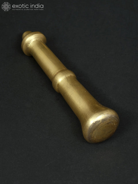 2" Small Mortar and Pestle Herb Grinder in Brass | Handmade | Made in India