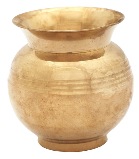 Brass Puja Kalash | Handmade | Made in India