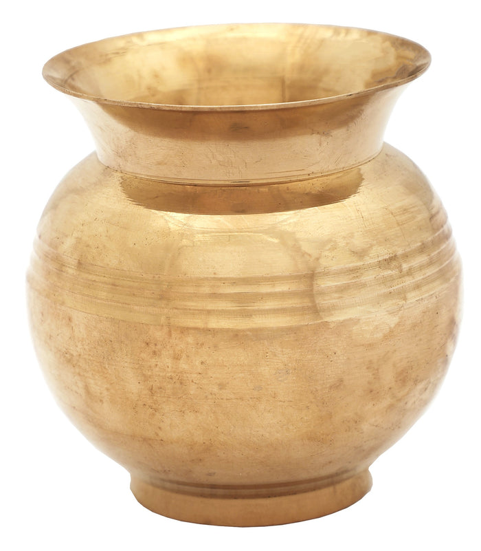 Brass Puja Kalash | Handmade | Made in India