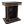 26" High Wooden Pedestal with Lattice, Brass Work and Ghungroos  | Wooden Pedestal | Handmade | Made In India
