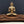 Brass Buddha Seated on Wooden Lotus Chowki (Pedestal ) | Handmade | Made In India