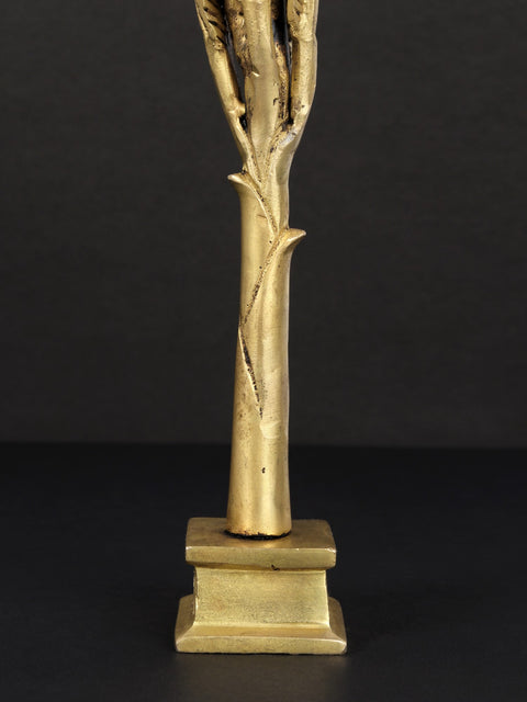 10" Brass Banana Tree | Handmade