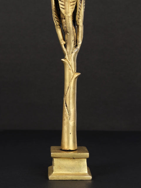 10" Brass Banana Tree | Handmade