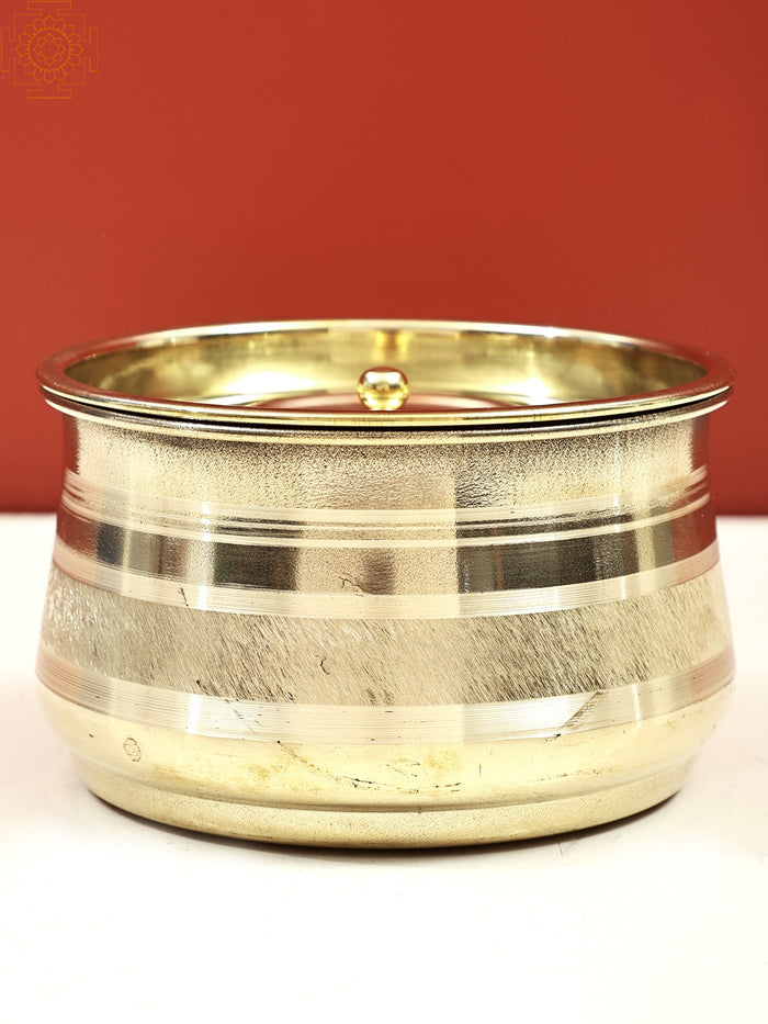 5" Handmade Brass Pooja Bowl for Rituals