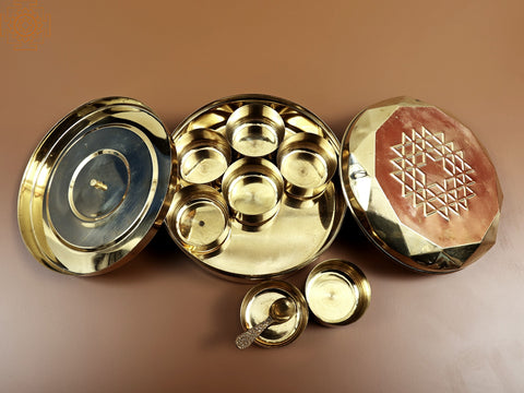 Spice Box | Brass Masala Box | Handmade