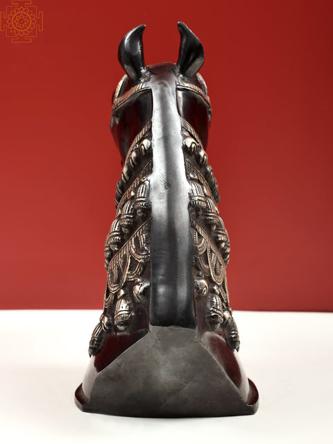 11" Horse Face Decorative Showpiece | Showpiece | Handmade