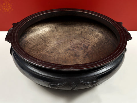 20" Brass Kerala Urli | Handmade