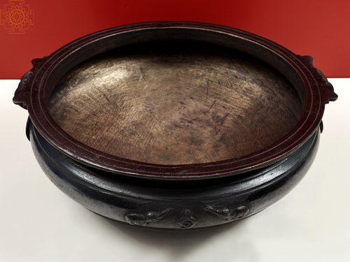20" Brass Kerala Urli Handmade Decorative Bowl